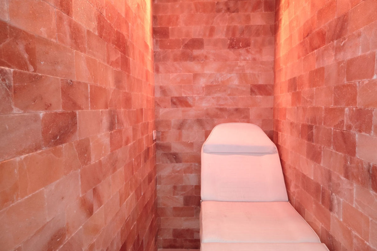 Himalayan Salt Room 4' x 4' Surface Area - 16 Sq feet - 4"x8"x2"